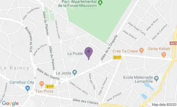Localisation Clichy sous Bois Bp - 93390