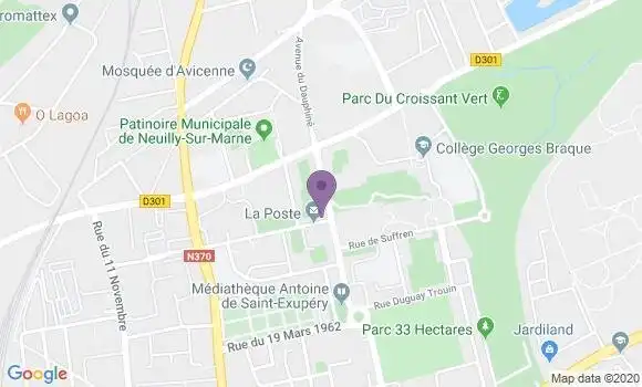 Localisation Neuilly sur Marne Fauvettes Bp - 93330