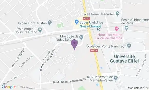 Localisation Noisy le Grand Champy - 93160