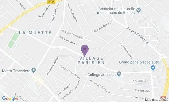 Localisation Drancy Bp - 93700