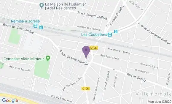 Localisation Bondy Principal Bp - 93140