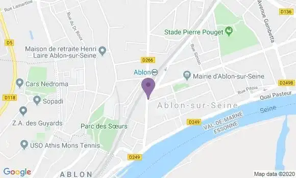 Localisation Ablon sur Seine Bp - 94480