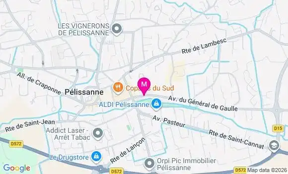 Localisation Pelissanne - 13330