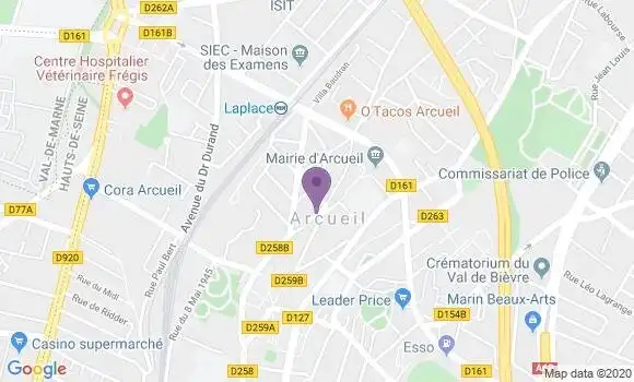 Localisation Arcueil - 94110