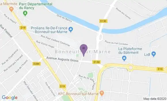 Localisation Bonneuil sur Marne - 94380