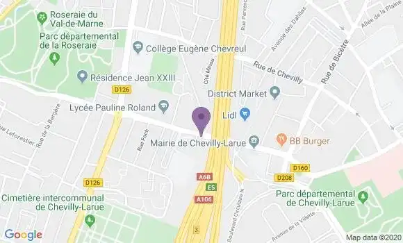 Localisation Chevilly Larue - 94550