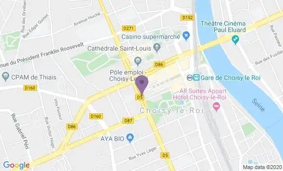 Localisation Choisy le Roi - 94600