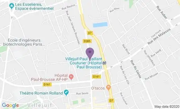 Localisation Gentilly - 94250