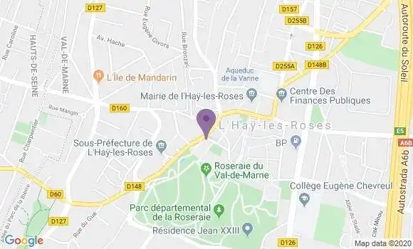 Localisation L Hay les Roses - 94240