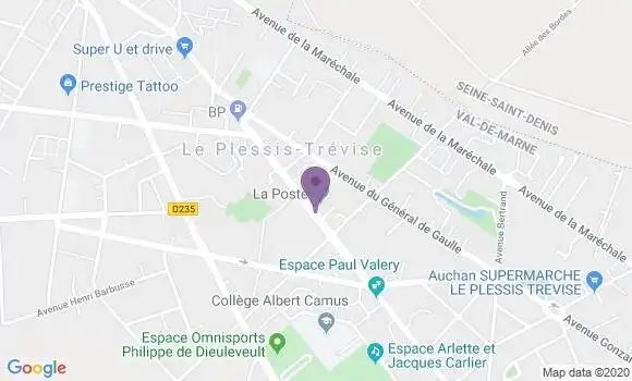 Localisation Le Plessis Trevise - 94420