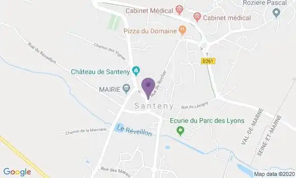 Localisation Santeny Bp - 94440