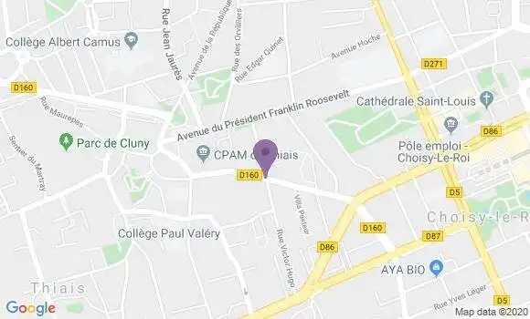 Localisation Thiais - 94320