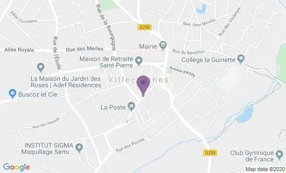 Localisation Villecresnes - 94440