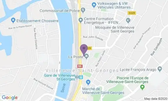 Localisation Villeneuve St Georges Principal - 94190