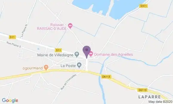 Localisation Villedaigne Bp - 11200
