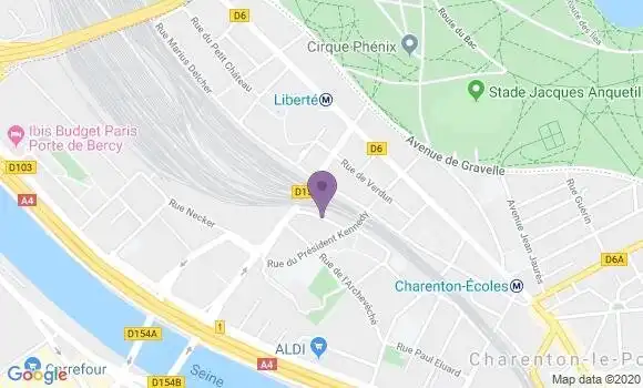 Localisation Charenton Liberte Bp - 94220
