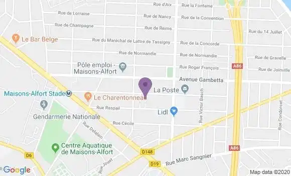 Localisation Maisons Alfort Charentonneau - 94700