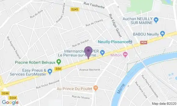 Localisation Le Perreux Joncs Marins Bp - 94170