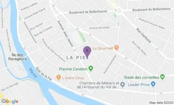 Localisation Saint Maur des Fosses la Pie - 94100