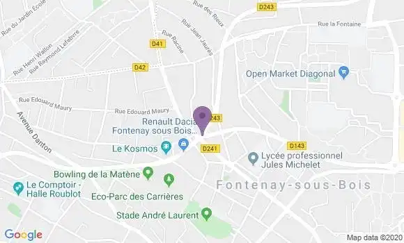 Localisation Fontenay Joffre Bp - 94120