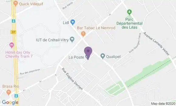 Localisation Vitry Moulin Vert - 94400