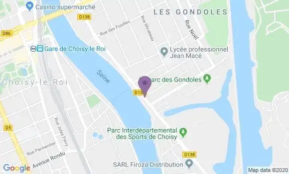 Localisation Villeneuve Saint Georges a Ap - 94190