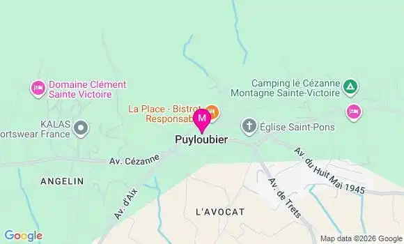 Localisation Puyloubier - 13114