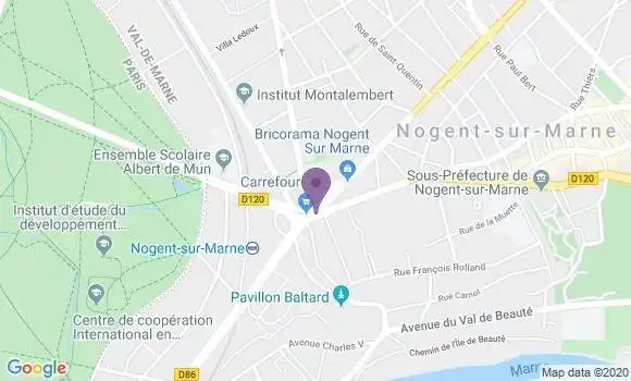 Localisation Nogent Leclerc Bp - 94130