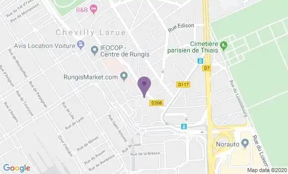 Localisation Rungis Principal - 94150