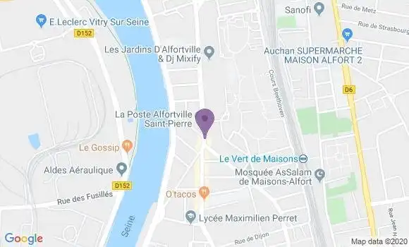 Localisation Alfortville Saint Pierre - 94140