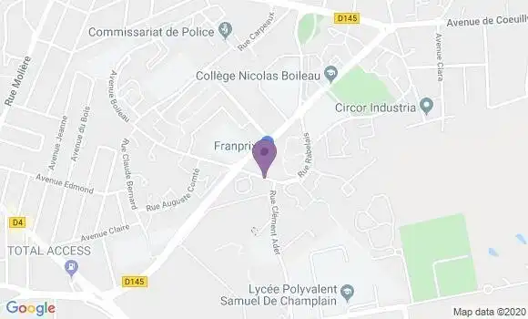 Localisation Chennevieres Rabelais Bp - 94430