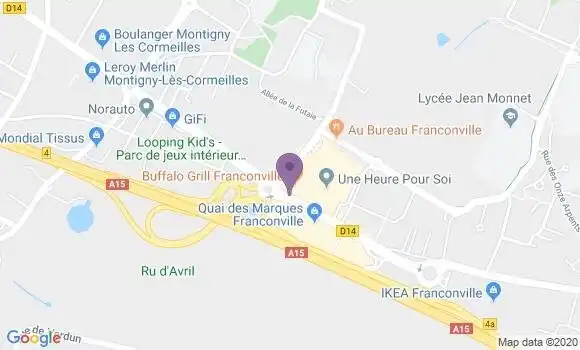 Localisation Franconville General Leclerc Bp - 95130