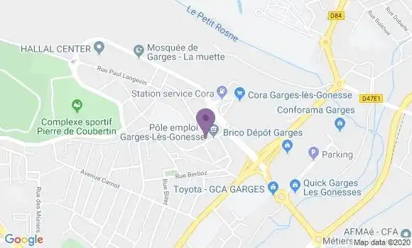 Localisation Garges la Muette Bp - 95140