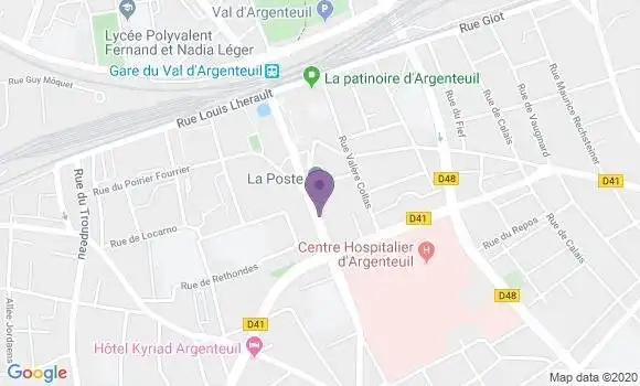 Localisation Argenteuil Utrillo - 95100