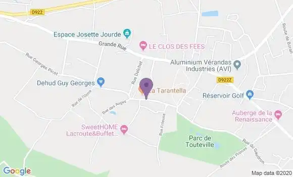 Localisation Asnieres sur Oise Bp - 95270