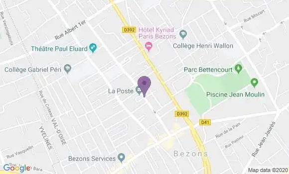 Localisation Bezons - 95870