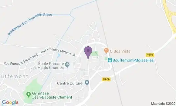 Localisation Bouffemont - 95570