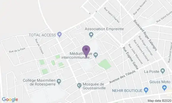 Localisation Goussainville Grandes Bornes Bp - 95190