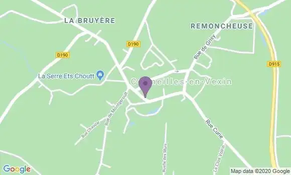 Localisation Cormeilles En Vexin Bp - 95830