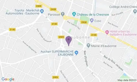 Localisation Eaubonne Orangerie - 95600
