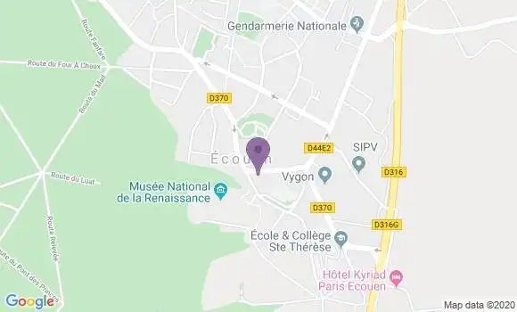 Localisation Ecouen Bp - 95440