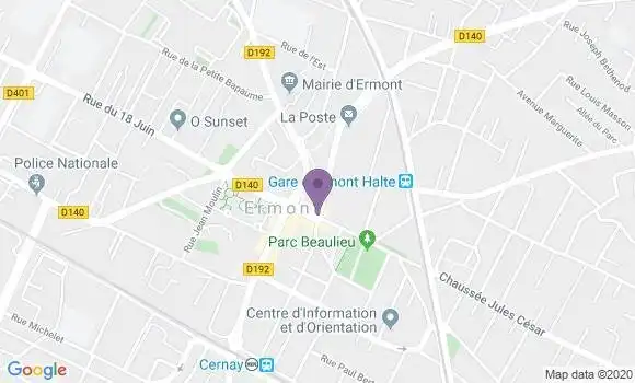 Localisation Ermont - 95120