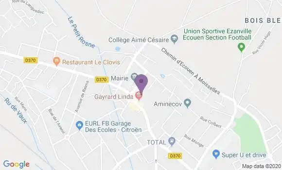Localisation Ezanville - 95460