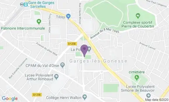 Localisation Garges les Gonesse - 95140