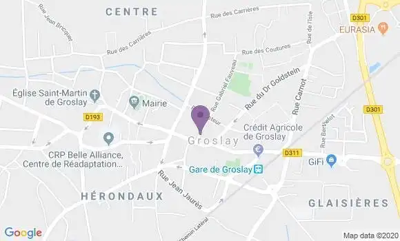 Localisation Groslay Bp - 95410