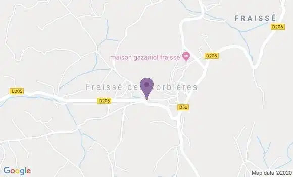 Localisation Villeseque des Corbieres Ap - 11360