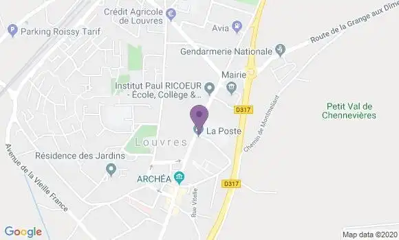 Localisation Louvres - 95380