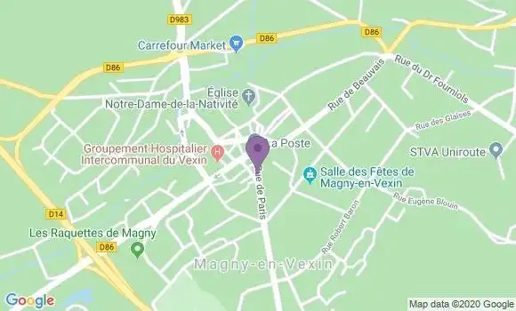 Localisation Magny En Vexin - 95420