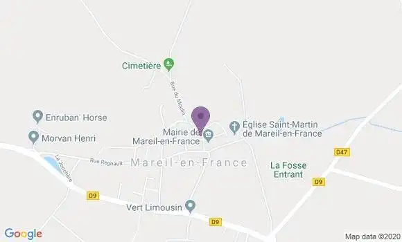 Localisation Mareil En France Bp - 95850