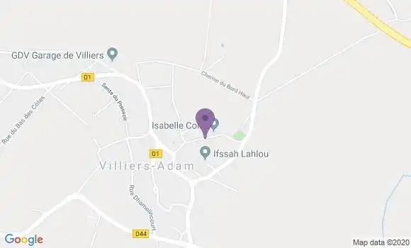 Localisation Meriel Bp - 95630